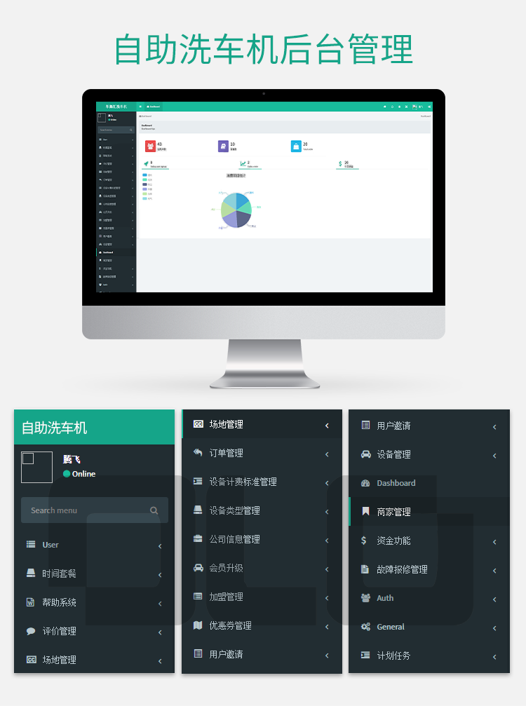 自助洗车机后台